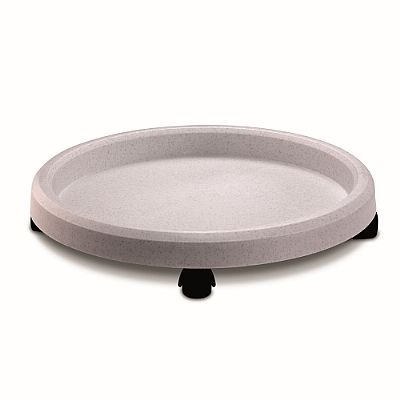POT PLATE WITH WHEELS 44cm